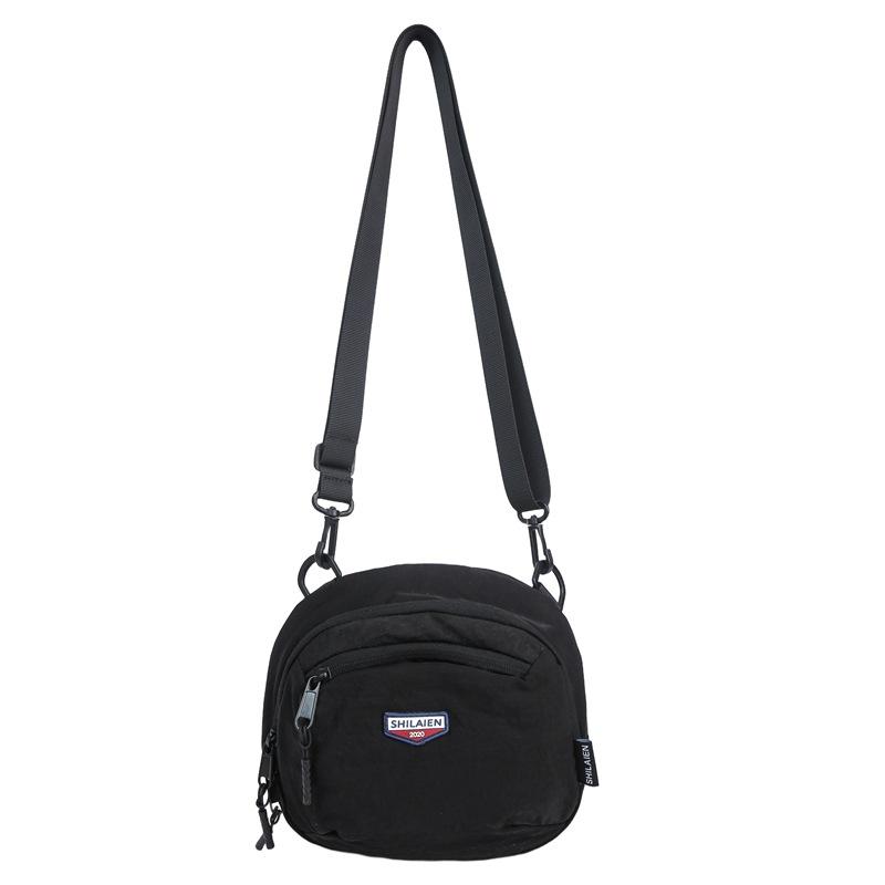 

2025 new fashion messenger bag casual outdoor lightweight small satchel women s shoulder small square bag versatile small bag чёрный