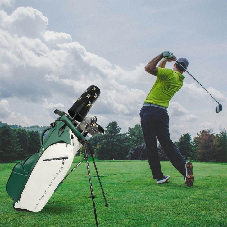 PU Golfs Head Cover Full Wrap Protect Color Waterproof Construction Easy Carry Clubs Guard