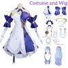 Robin Cosplay Game Honkai Star Rail Robin Cosplay Costume Anime 3D Print Dresses Wig  Role Play Uniform Full Set for Women Girls