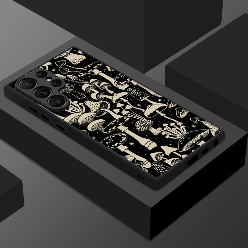 Magnetic For Magsafe Case For Samsung Galaxy S26 Ultra S25 Edge S24 S23 S22 Plus S21 FE Floral Pattern Hybrid Matte Cover