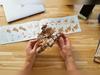 Ugears Scrambler with Sidecar 70137 Wooden Puzzle Craft Model - No Glue or Tools Required