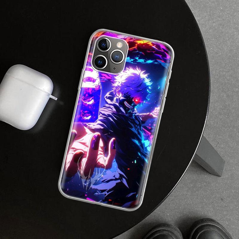 Ghoul Tokyo Kaneki Ken Phone Case Cover for iPhone 11 12 13 Mini 14 15 Plus 16 Pro Max 17 Air 7 8 + SE Art Customized Fundas 11