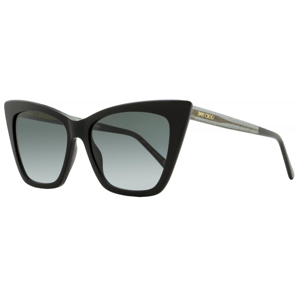 

Jimmy Choo Women s Cat Eye Sunglasses Lucine 8079O Black 55mm 8079o