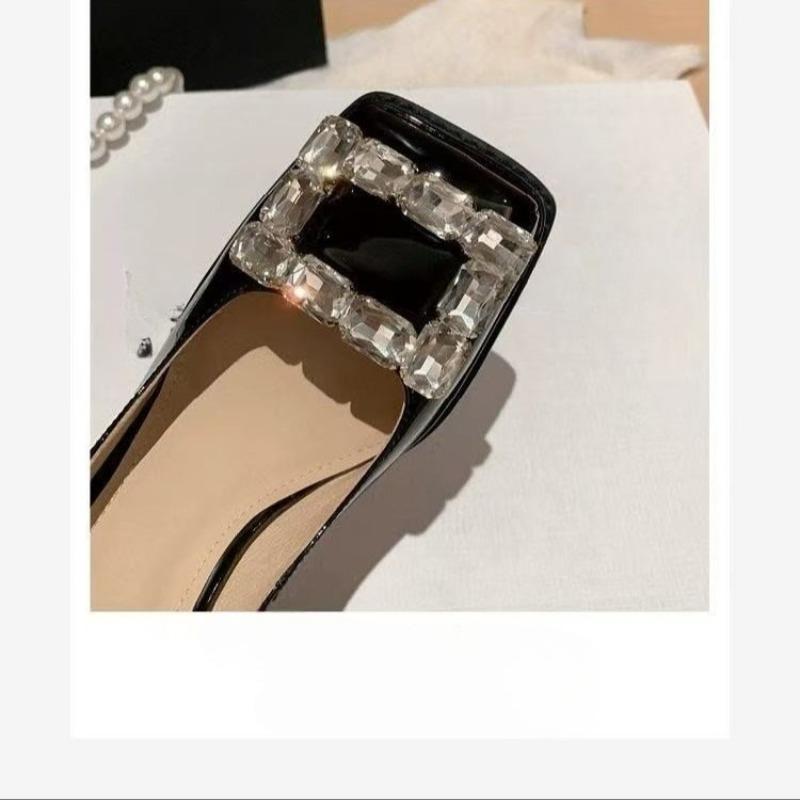 Fashion French High Heels Women's 2025 Spring and Autumn New Red Block Heel Mary Jane Temperament Single Shoes