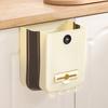 Foldable Trash Can Hanging Garbage Can Large Capacity Waterproof Oil-Resistant Easy to Install Cabinet Door Trash Can Waste Bin
