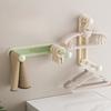Retractable Hanger Storage Rack Free Punch Artifacts Balcony Finishing Hook Wall Hanging Wall Hanging Folding Household