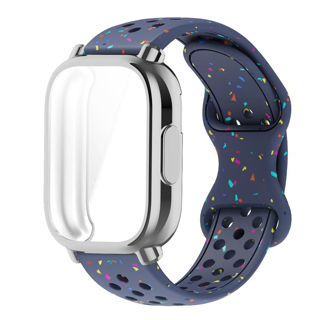 Řemínek+Pouzdro Pro Xiaomi Redmi Watch 5 active 5 Lite Ochranný Kryt Celý Displej TPU Měkký Kryt a Silikonový Prodyšný Sportovní Pásek
