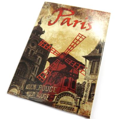 [M1350] - Magnet 'Moulin Rouge' rotbraun