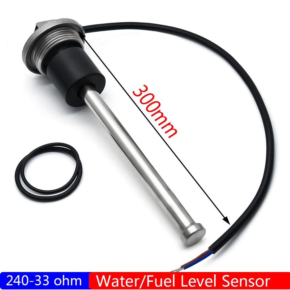 Ized 240-33 Ohm Fuel Level Sensor for Water Level Oil Fuel Level Tank Gauge Marine Auto Car Fuel Level Sensor 100-600mm