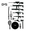 Stickman Ornament Multi-Purpose Action Figure Decor Mysterious Design Stress Relief Toy with Fully Poseable Robot