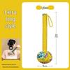 Handmade Cartoon Silk Mugwort Meridian Tapping Massage Hammer with Tassel.