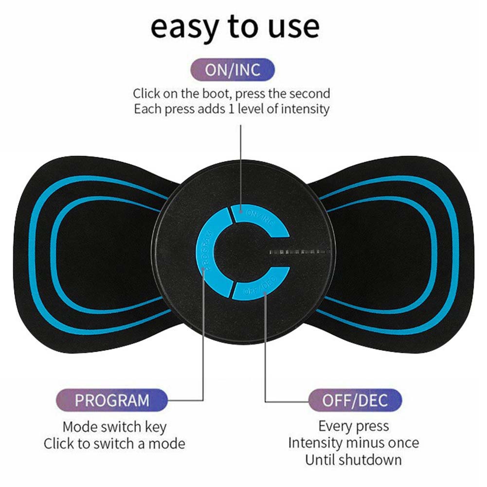 Neck Massage Electric Massager Cervical Neck Back Patch Multifunctional Massager Neck Massager to Relax and Relieve Fatigue