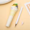 Ballpoint Pen Pinch Bounce Pen Ice Cream Squeeze Sensory Toy Pen Cute Soft Gel Pen  Office School