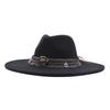 eBay European and American New Woolen Top Hat Minority Style Retro Big Brim Cm Jazz Hat