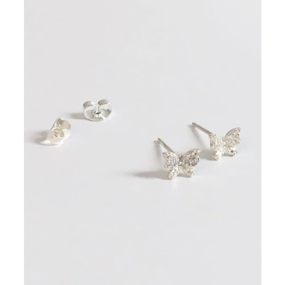 [4Xtyle] (Silver925) Butterfly Earring