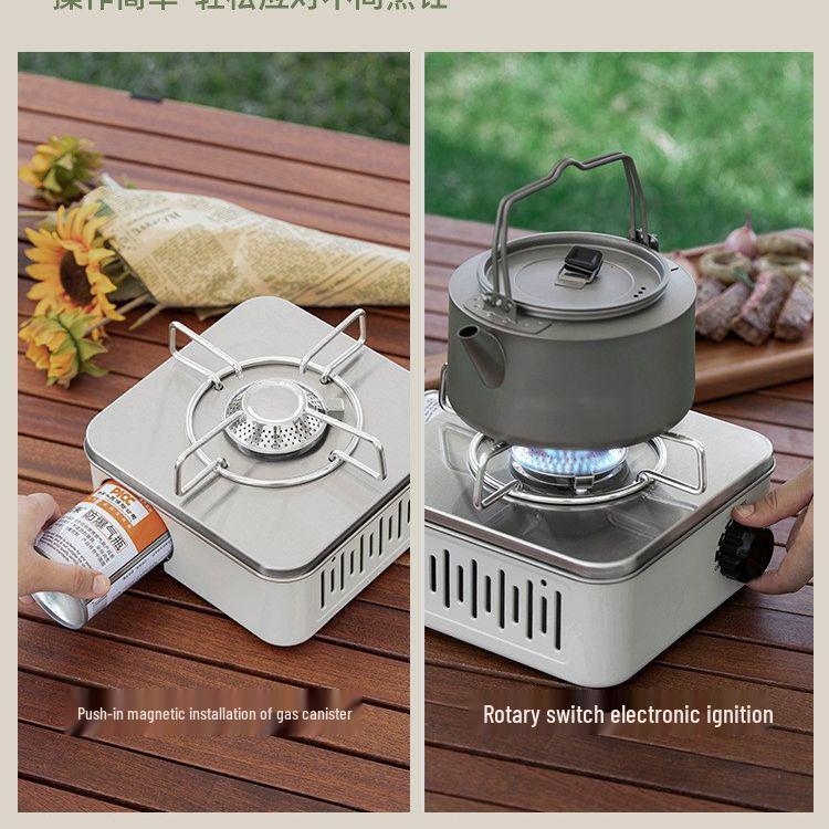 Cross-Border Exclusive Mini Cassette Camping Stove for Picnics