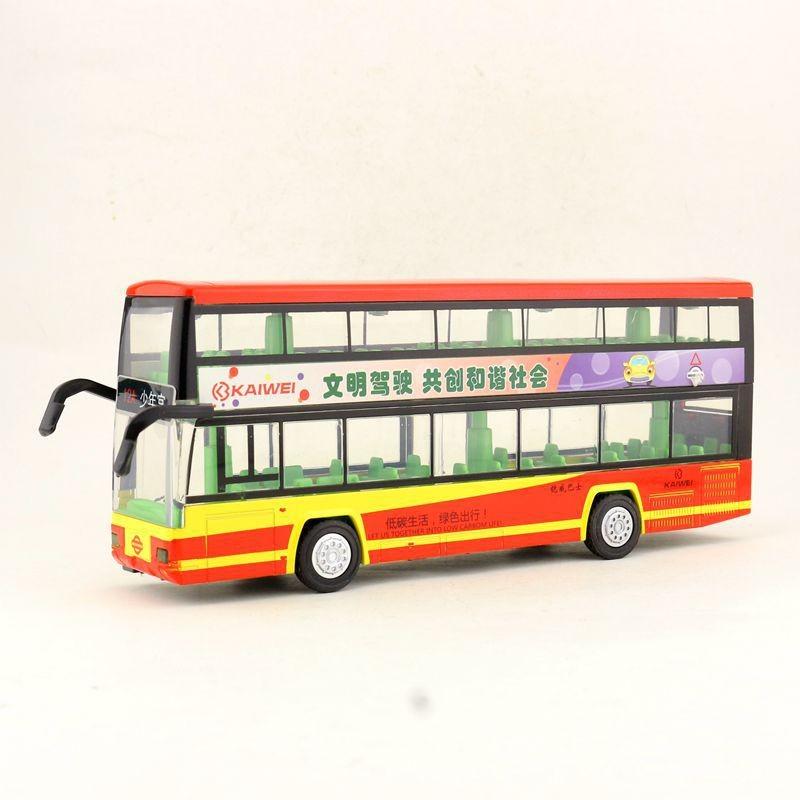 Lloy Tourist Bus Toy Model With Sound Light And Inertia Design Operation