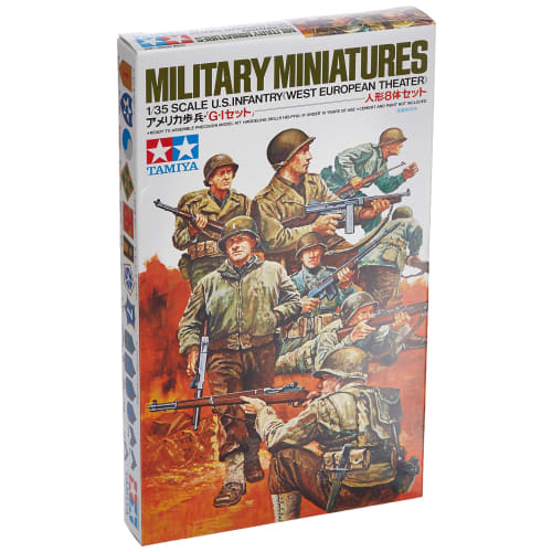Tamiya 1/35 Military Miniature Series No. 48 U.S. Army Infantry GI Set Plastic Model 35048