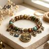 Trendy Jewelry for Formal Occasions National Nature Park Faith Bracelet Women Men Vintage Beaded Durable Wristband Everyday Use Stretch Bracelet,