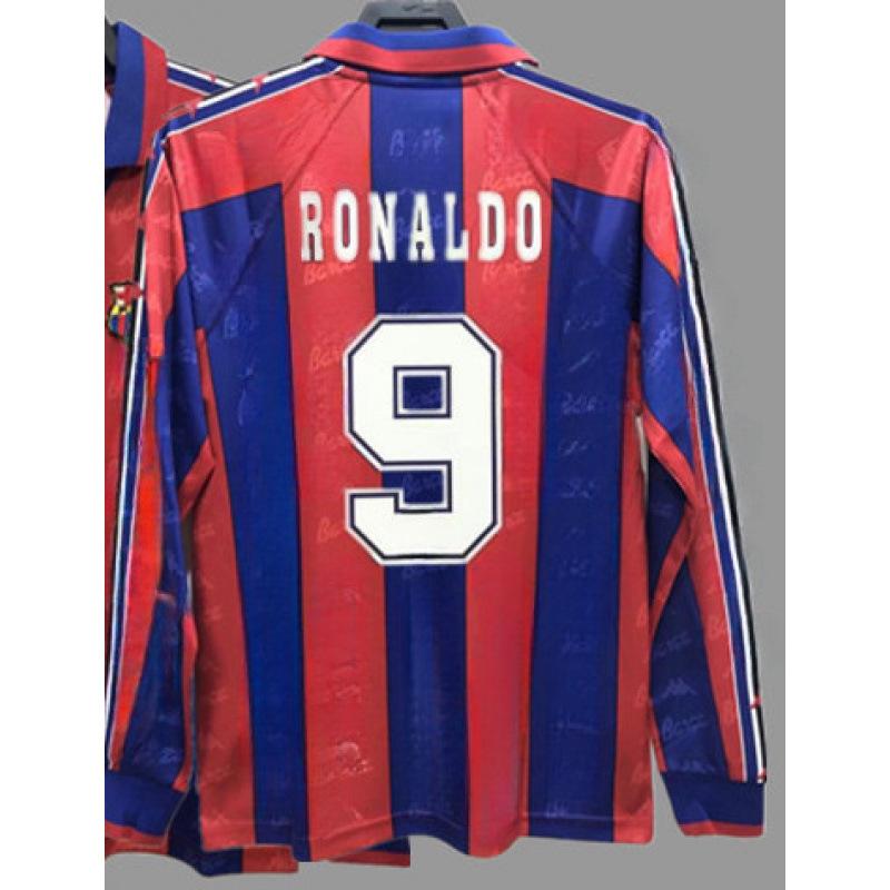 Nacionalinė M/S/AC retro futbolo uniforma klasikinė nostalgiška replika Tailandiška versija trumpomis rankovėmis sportinė apranga
