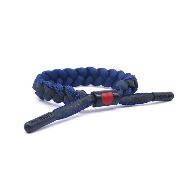 Bracelet Shoelace Woven Holographic Reflective Couple Bracelet Men's and Women's Bracelet