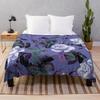 Cover blankets Sofa throw blanket coraline fleece blanket cooling blanket custom decorative bed blankets green plant flower bird