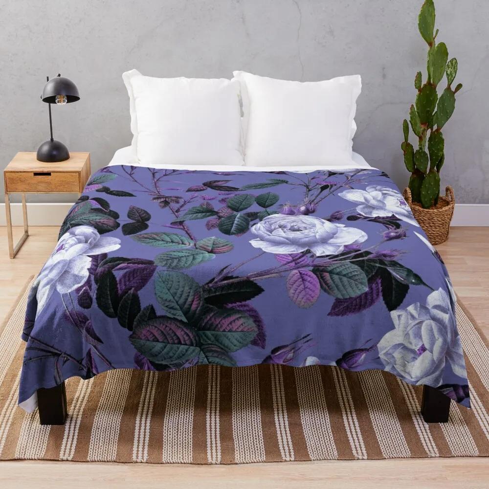 Cover blankets Sofa throw blanket coraline fleece blanket cooling blanket custom decorative bed blankets green plant flower bird