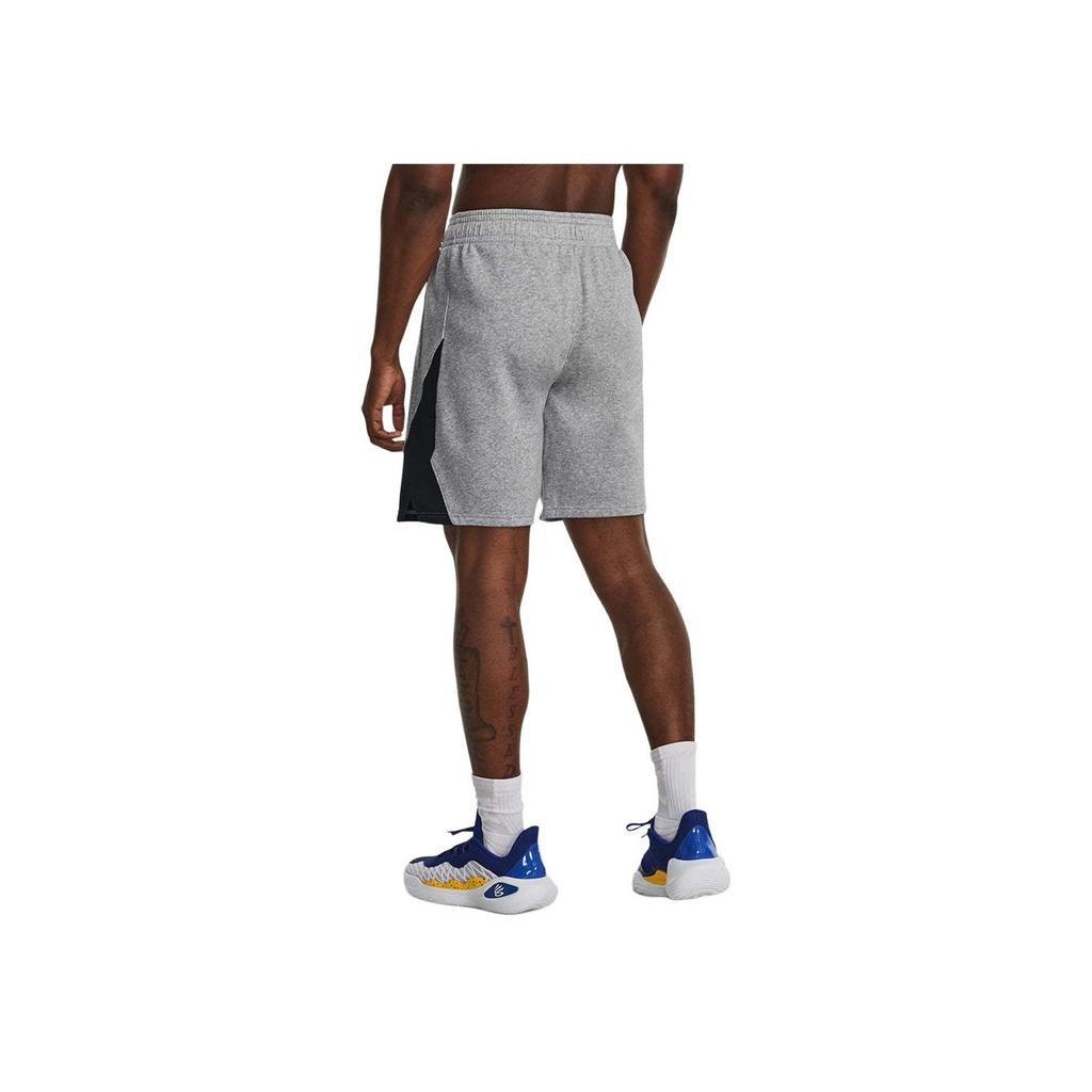 Under Armour Curry Splash Color Block Comfortable Basketball Shorts Men Shorts Gray 1380328-011