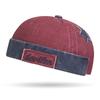 Retro Wash Denim Brimless Caps for Men Streetwear Hip Hop Hats Letter Star Embroidery Beanie Docker Caps Adjustable Dome Hats