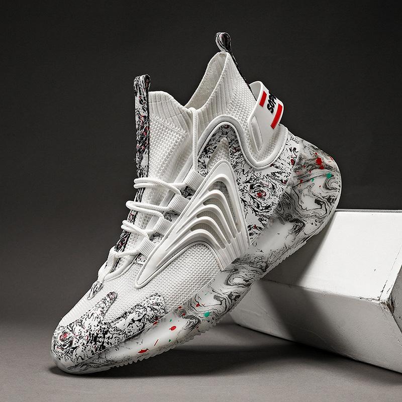 Модная сетчатая обувь Мужские кроссовки Легкая дышащая повседневная обувь для мужчин — фото 9