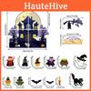 Halloween Theme Classroom Indoor Castle Decor Stickers Set With Paper Material