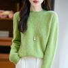 Women Sweater 100% Wool MODERN NEW SAGA O-neck Knit Pullover Thick Winter Jumpers Female Knit Tops
