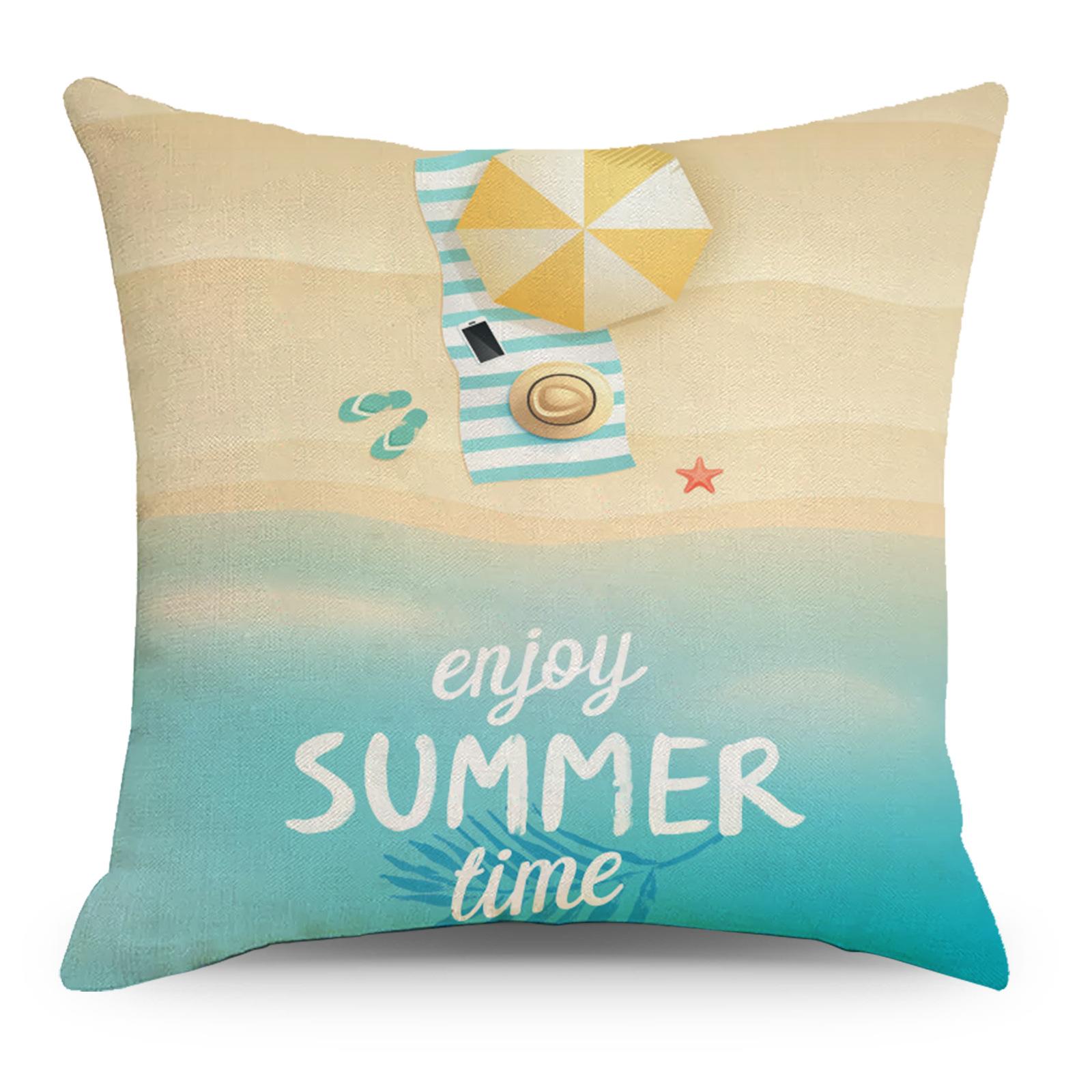 

Подушка из серии «Голубой океан» Наволочка Подушка для дома Диванная подушка Наволочка Чехол для подушки 45 * 45Cm without pillow core