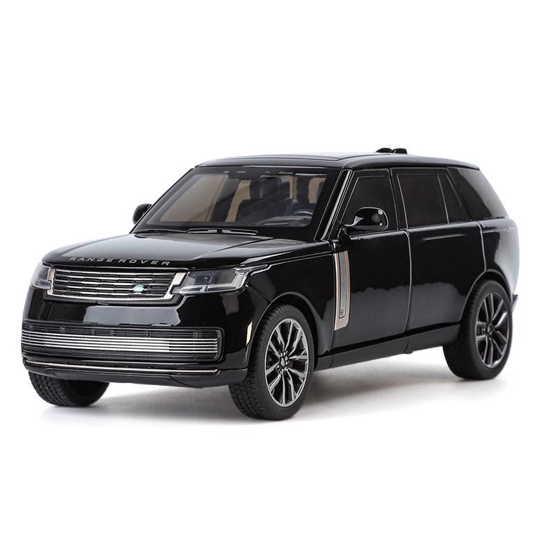 1:32 Land Rover Defender Range Rover Car Model Toy Shock Absorption Pull Back Off-road Vehicle Sound Light Gifts for Kids