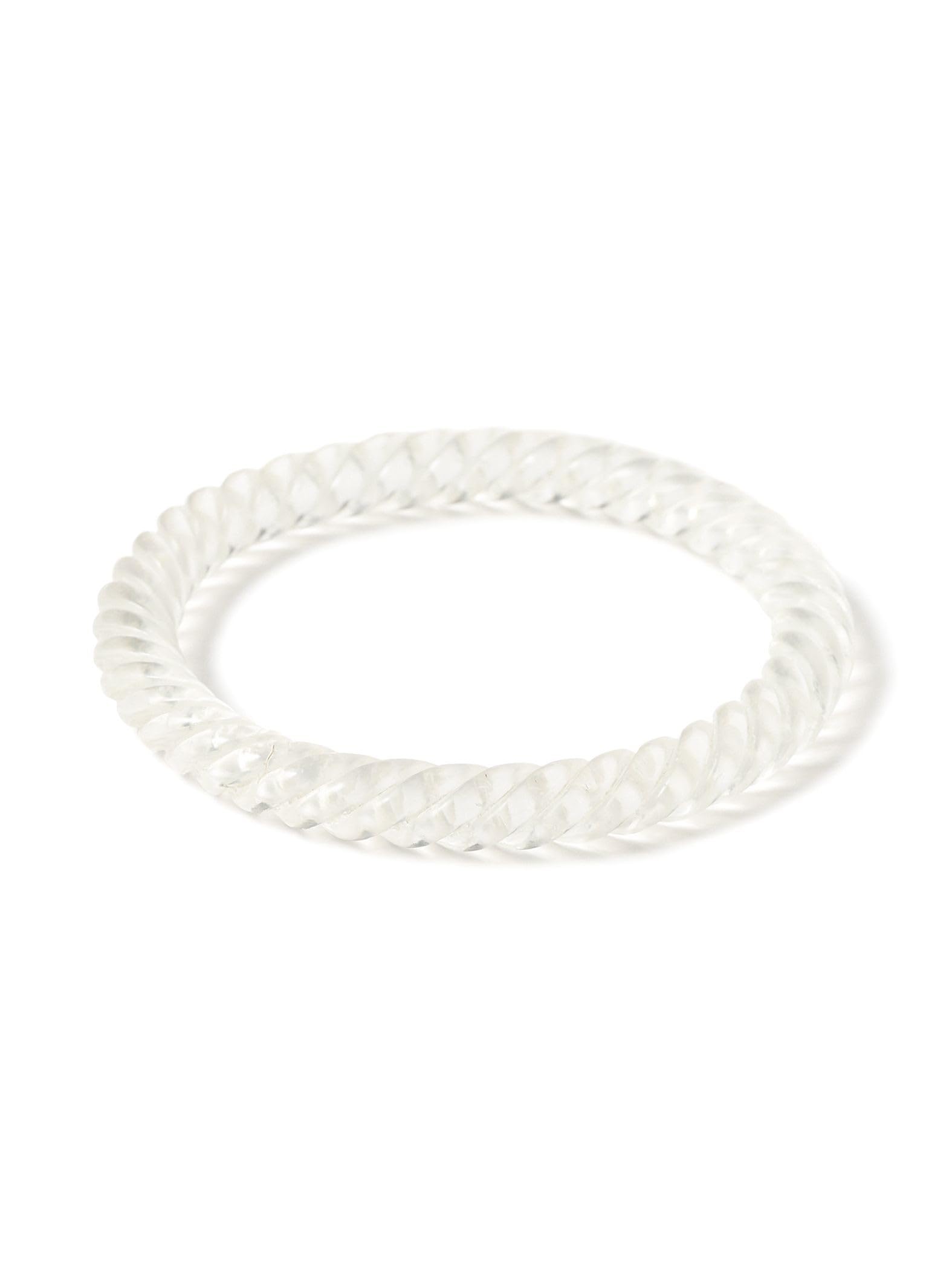 

Accessories Twist Clear Bangle Twist ONE SIZE [BEAMS BOY] Women s