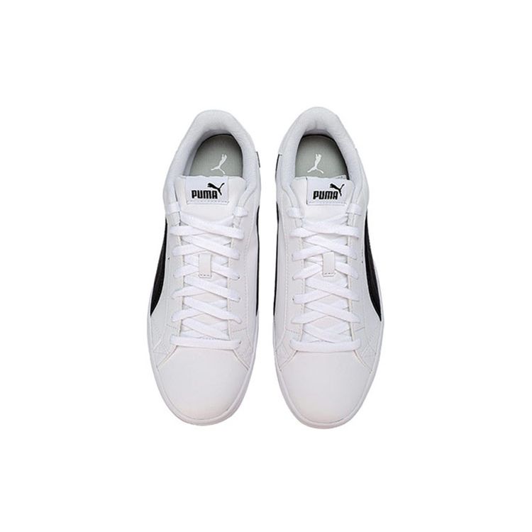 Puma Smash Vulc V3 Lo White Black Unisex Sneakers 380752-02