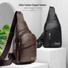 Men's 2024 Soft Leather Waterproof Shoulder Bag - Trendy Casual Business Crossbody