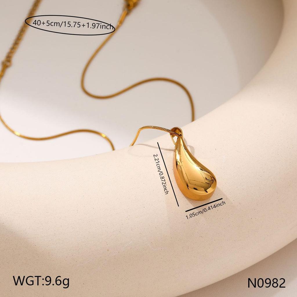 Elegant European & American Titanium Steel Necklace - Creative, Trendy Design with Exquisite Cross for Women