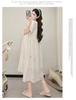 2026 Summer White Short Sleeve Maternity Wear: Simple, Loose, and Slimming Design
