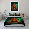 "Star Decorative Set for Home" Bedding Set with 1 Duvet Cover 2 Pillowcases Single Double King Queen, Gift