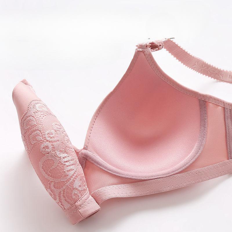No Steel Rim Mom Large Size Bra Gathering Bra Adjustable Thin Bra