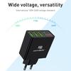 KEYSION LED Digital 3 Ports USB Charger Universal Wall Mobile Phone Charger For iPhone For Samsung