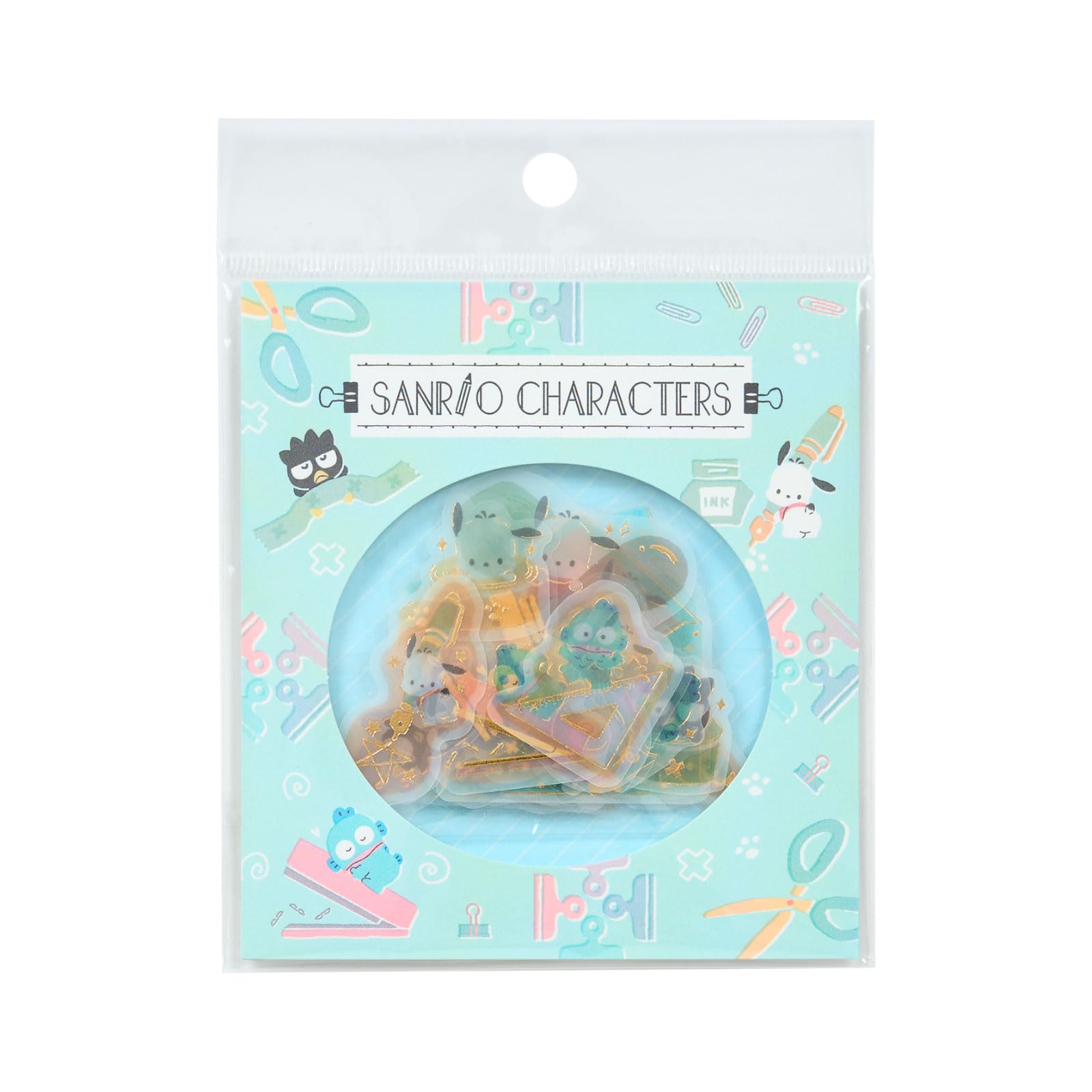 Sanrio Stationery Time Sanrio Characters Tracing Paper Stickers Blue 339148