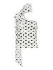 Damen Gepunktetes Neckholder-Top Ärmellos Slim Fit Dehnbarer Stoff Sommerlich Lässig Tanktop