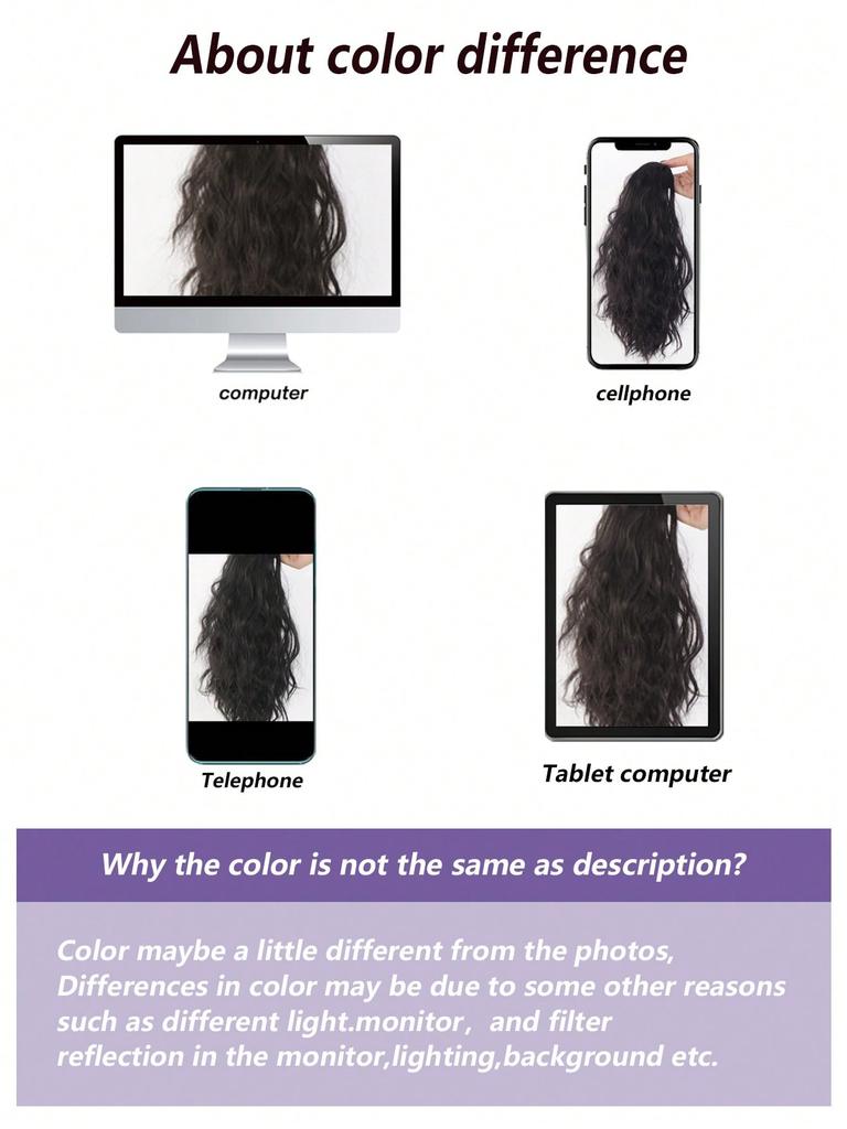 Ponytail Extension 20Inch Drawstring Ponytail Hair Extensions For Women Long Wavy Ponytail Synthetic Hairpiece For Women Daily Use