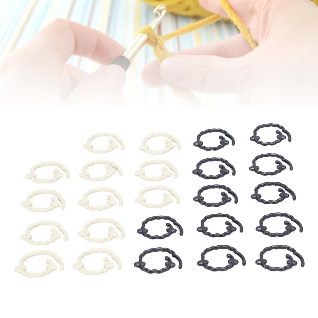 24Pcs Knitting Stitch   s Zinc Alloy Spiral Sheep Patt n Knitting   s for Fabric Crafts