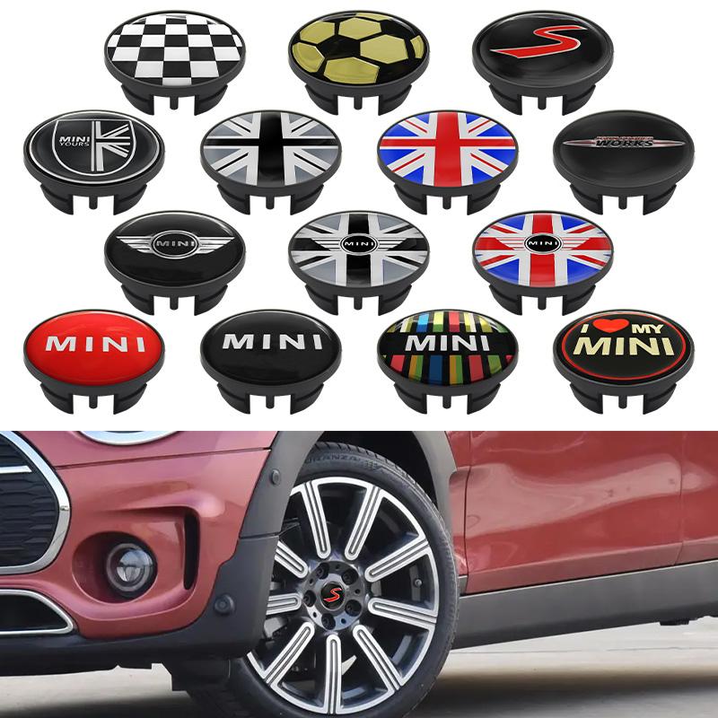 4Pc 54mm 52mm Car Wheel Center Cap Hub Covers Badge Stickers For Mini Cooper One JCW F54 F56 F60 R55 R56 R58 R60 R61 Accessories