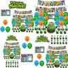 My Singing Monsters Birthday Party Decorations Set Colorful Balloons Paper Banners And Cake Toppers