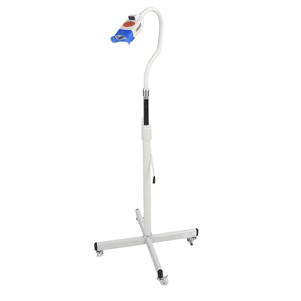 Teeth Whitening Machine with Mobile Wheels 3 Colors Teeth Bleaching Lamp 110‑240V US Plug
