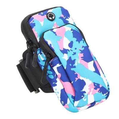 Waterproof Sports Arm Bag Universal Running Armband Phone Holder Pouch for IOS for HuaweiRainbow